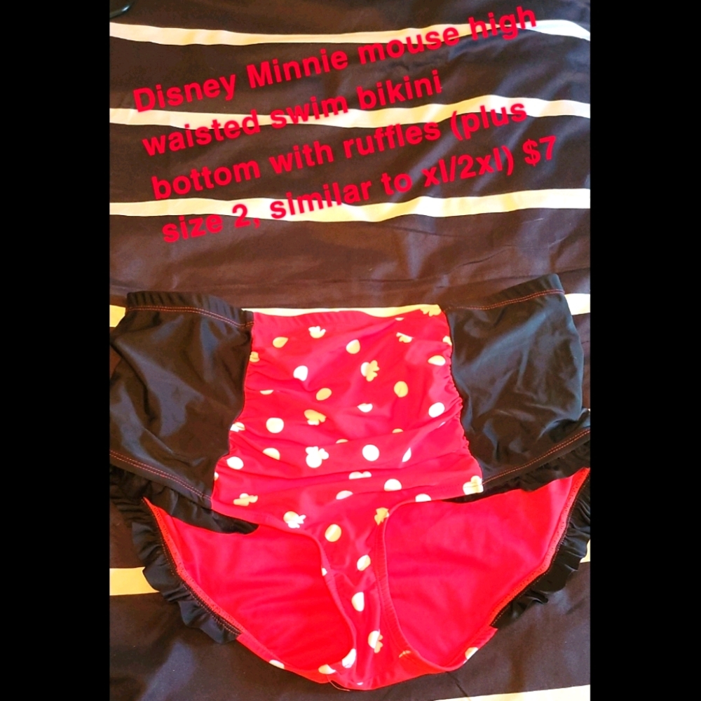 Disney Minnie Mouse women's high-waisted bikini